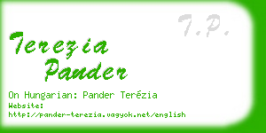 terezia pander business card